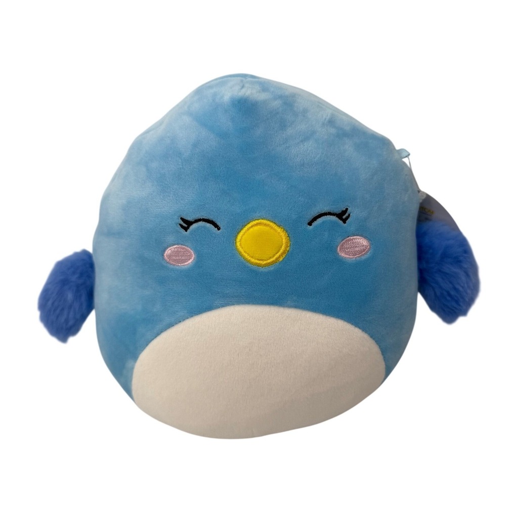 Squishmallows Bebe Bluebird 7 Inch Blue Plush Stuffed Animal Bird Kellytoy NWT